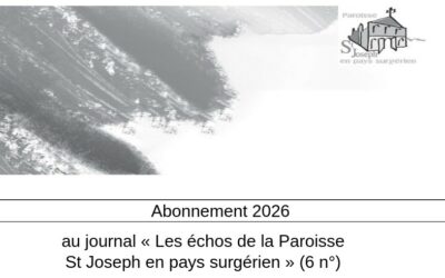 Les échos de la Paroisse St Joseph en pays surgérien 2026