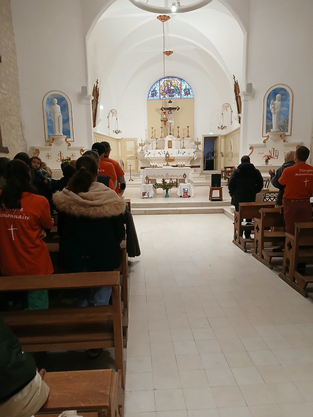 Laudes à l'église de Saint-Georges-du-Bois