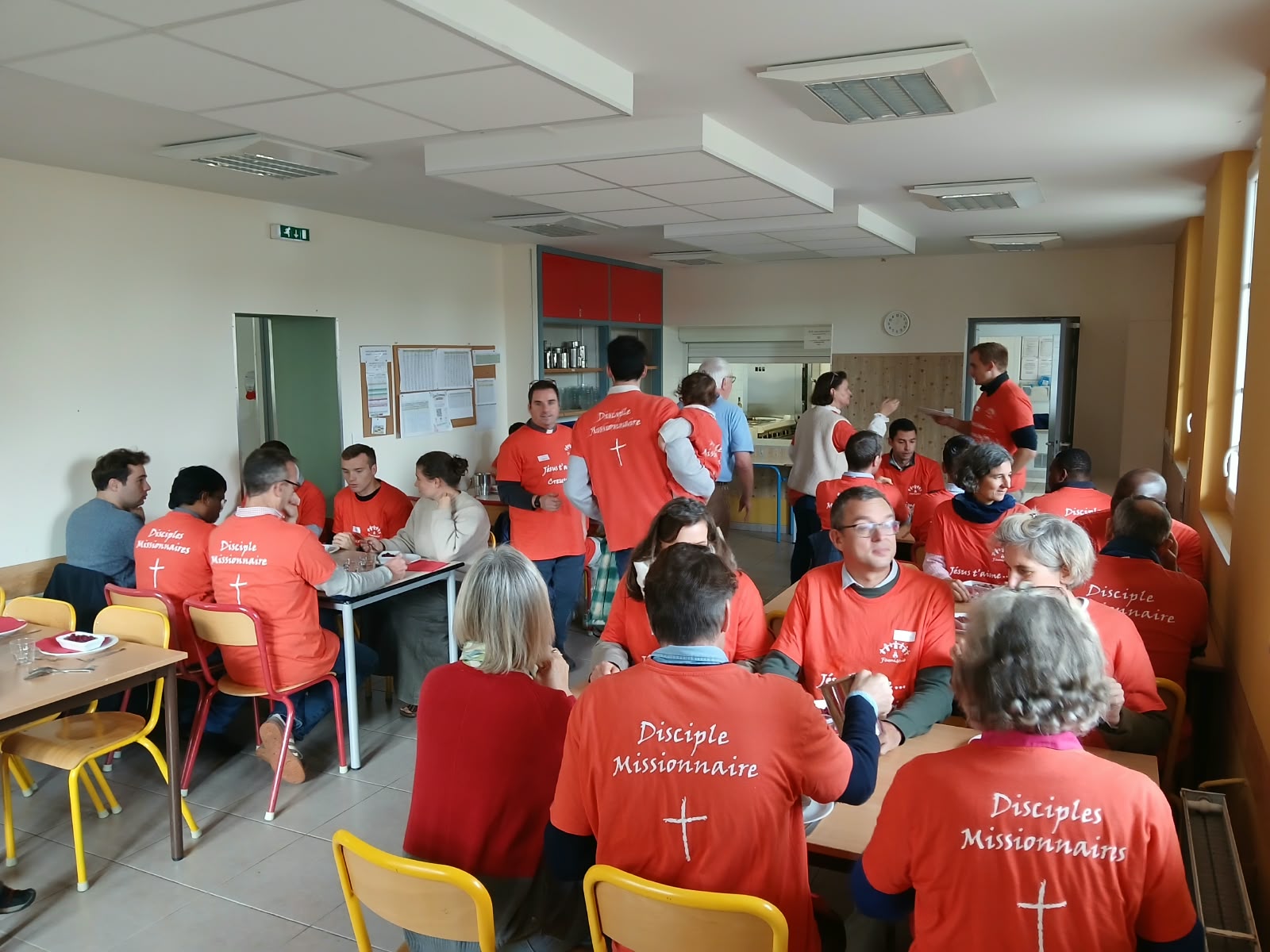 Repas fraternel à la salle paroissiale